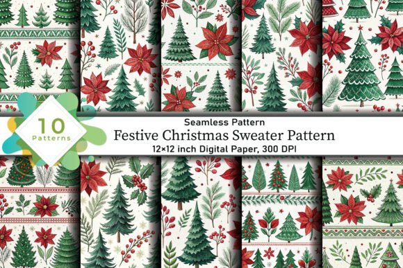 Festive Christmas Sweater Pattern