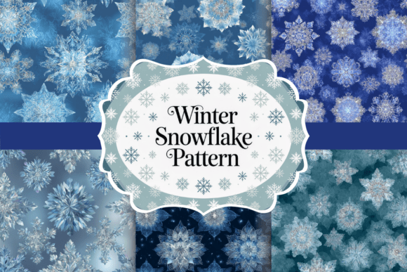 Winter Snowflake Pattern